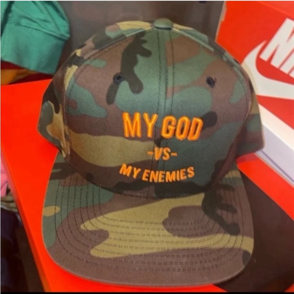 My God Vs My Enemies SnapBack Camouflage Hat